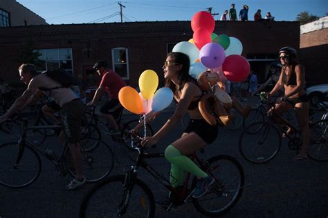 World Naked Bike Ride in St. Louis